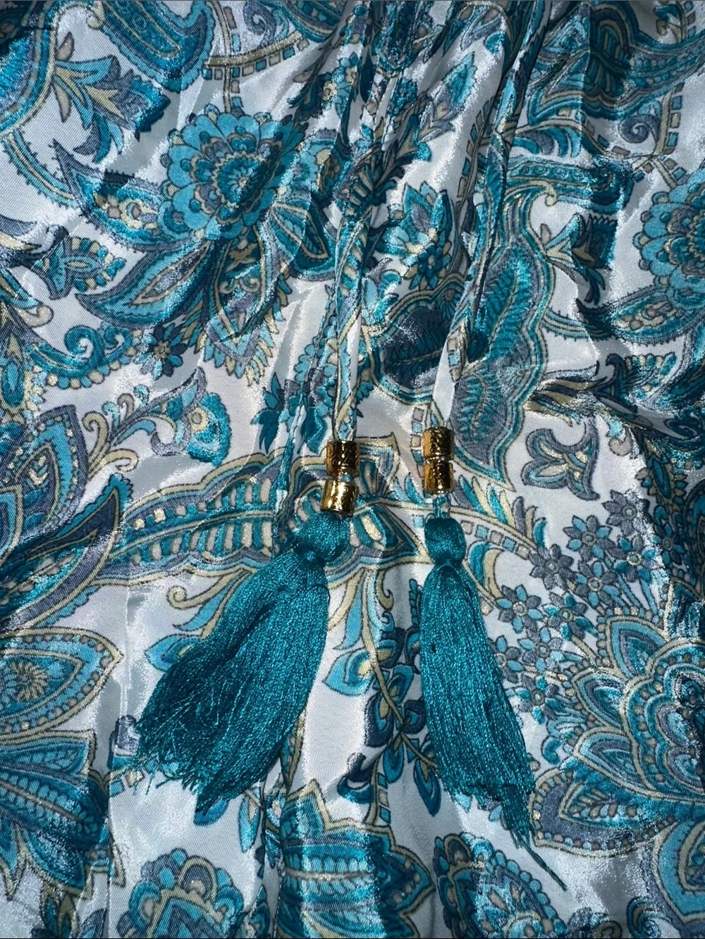 EYA Collection – Paisley Silk Shorts